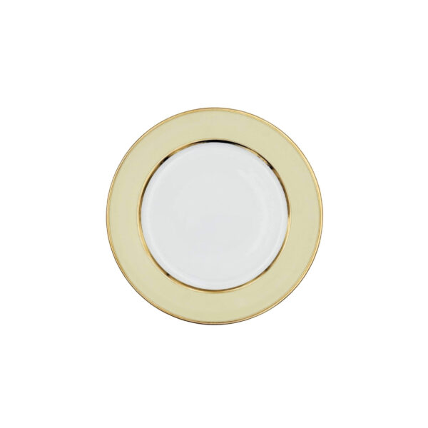 Piatto Piano Liscio Bouquet Crema Pastello