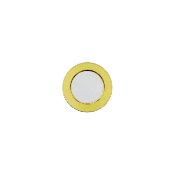Piatto Pane Liscio Bouquet Giallo Pastello