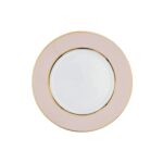 Smooth Charger Plate Pastel Pink Bouquet