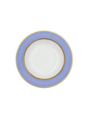 Piatto Fondo Liscio Bouquet Viola Pastello