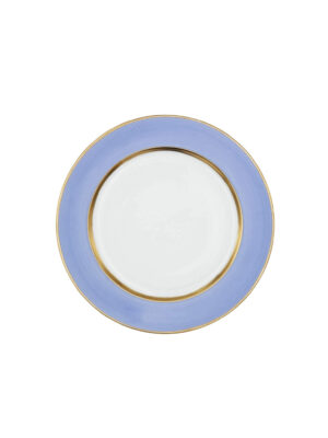 Piatto Piano Liscio Bouquet Viola Pastello