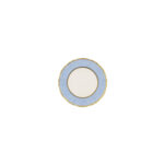 Piatto Pane Ornato Bouquet Celeste Pastello