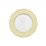 Ornate Charger Plate Bouquet Pastel Cream