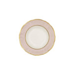 Piatto Fondo Ornato Bouquet Rosa Pastello