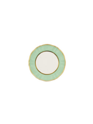 Piatto Pane Ornato Bouquet Verde Pastello