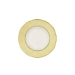 Ornate Deep Plate Bouquet Pastel Cream