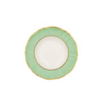 Ornate Deep Plate Bouquet Pastel Green