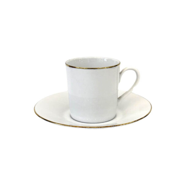 Tazza caffè con piatto Cilindrica