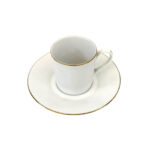 Tazza caffè con piatto Cilindrica