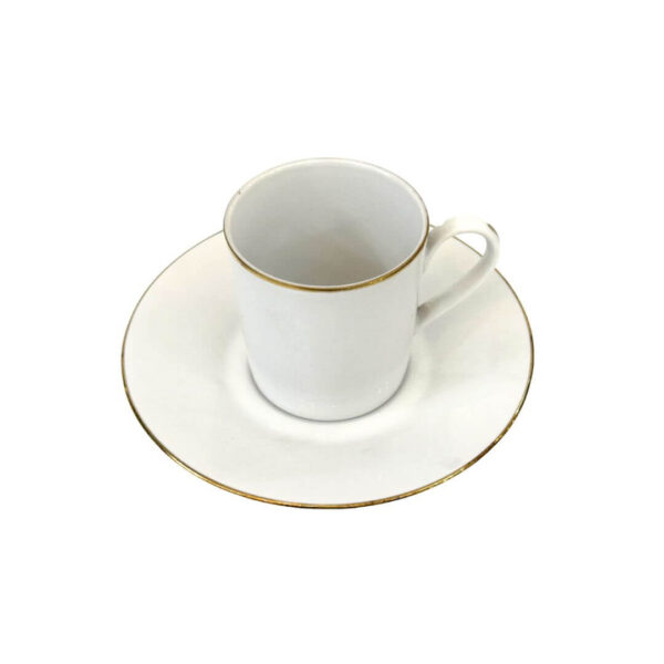 Tazza caffè con piatto Cilindrica