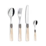 4-Piece Cutlery Set Grazia Cream