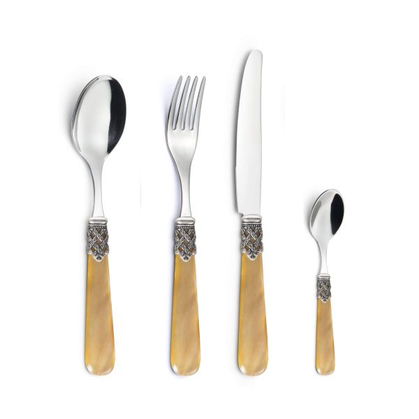 Set Posate 4 Grazia Giallo