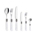 6-Piece Cutlery Set Grazia White