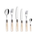 Set Posate 6 Pezzi Grazia Crema