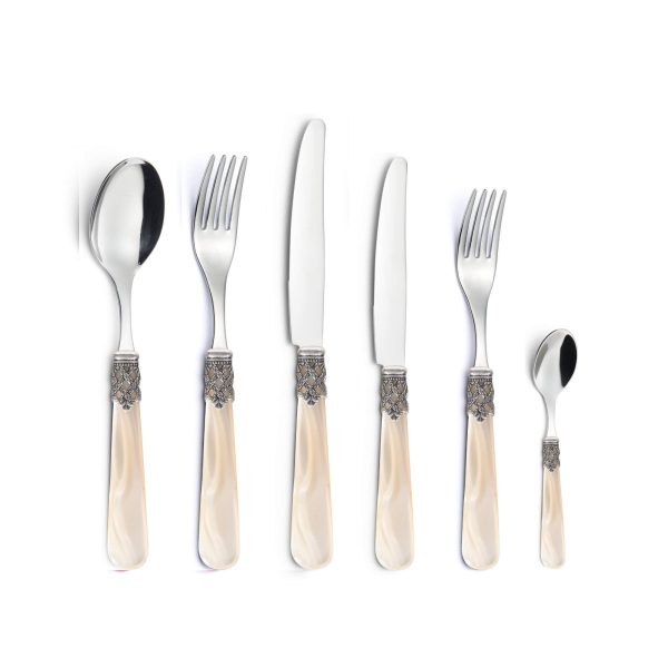 Set Posate 6 Pezzi Grazia Crema