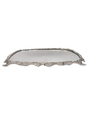 Silver Tray with Mirror