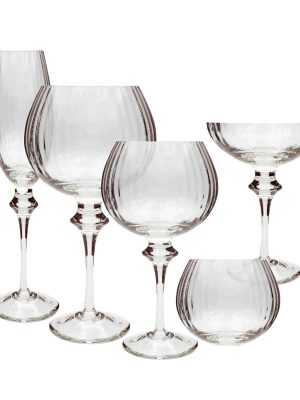Ugo Poggi Murano Glassware Set